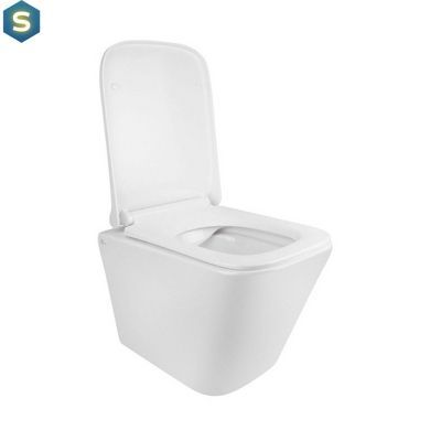 Набор Qtap инсталляция 3 в 1 Nest QT0133M425 с панелью смыва линейной QT0111M08381CRM + унитаз с сиденьем Tern QT1733052ERW, Белый