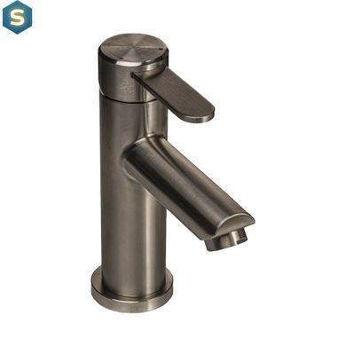 Змішувач для умивальника Globus Lux Wien SBT2-101, Графитовый хром