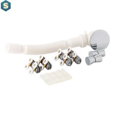 Душовий бокс Lidz Tani SB90x90.SAT.LOW.FR Frost, Хром матовий, матовий, хром матовий