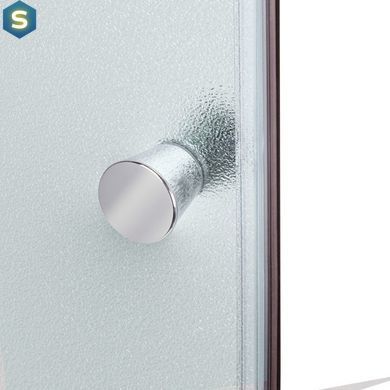 Душовий бокс Lidz Tani SB90x90.SAT.LOW.FR Frost, Хром матовий, матовий, хром матовий