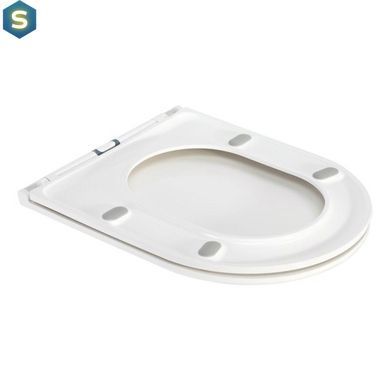 Унітаз підвісний Qtap Scorpio безободковий Ultra Quiet з сидінням Soft-close QT1433053EUQW, Білий