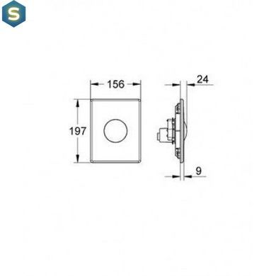 Клавіша змиву Grohe SKATE & SKATE AIR 38573P00