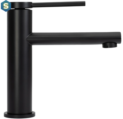 Змішувач для умивальника Rea Oval низький black REA-B6516, Черный матовый