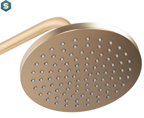 Душова система Rea Luis Brushed Gold з виливом REA-P7051, Золотий