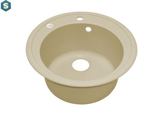 Кухонная мойка Adamant Sun &Oslash;510x200 Бежевый ivory 000000573, Бежевый