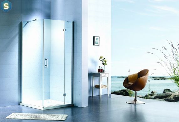 Душові двері Koller Pool Kvadro 1000x1950 мм хром Clear K100DC, Універсальна, прозорий, хром
