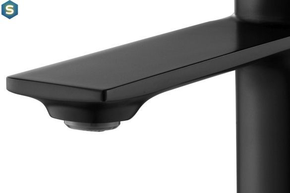 Змішувач для умивальника Rea Storm black REA-B9988, Черный матовый