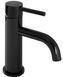 Смеситель для умывальника Rea Lungo black glossy низкий REA-B0661, Черный матовый
