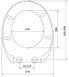 Сидіння для унітазу Koller Pool Orion Soft Close Eurostandard C9, Білий