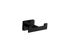 Гачок для рушників VBI Mercury black подвійний VBI-040202BL, Черный матовый