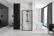 Душова кабіна Rea Rapid Swing 90x80 black REA-K6422 + REA-K6408, Черный матовый, Універсальна, прозорий, чорний матовий