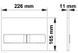 Установка Koller pool Dune 1200SL + панель смыва Neon KP-226-002 хром + подвесной унитаз Round Rimless RN-0520-RW