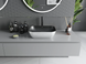Умивальник Mexen Rita silver brushed black matt накладний MEX-21084573, Хром