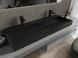 Умивальник Mexen Ava 100 black matt 2/O накладний підвісний MEX-23011072, Черный матовый