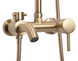 Душова система Rea Luis Brushed Gold з виливом REA-P7051, Золотий