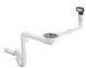 Сифон із переливом для мийки із сталі Hansgrohe D14-10 на одну чашу Stainless Steel 43921800