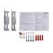 Радіатор сталевий панельний Kalite 22 низ/справа 300x1100 (без INNER) 000022633, Білий