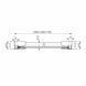 Шланг для душу Imprese LSR PVC 1500 мм anti-twist black matt f03600110AD, Черный матовый