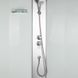 Душовий бокс Lidz Tani SB90x90.SAT.LOW.FR Frost, Хром матовий, матовий, хром матовий