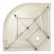 Душовий бокс Lidz Tani SB90x90.SAT.LOW.FR Frost, Хром матовий, матовий, хром матовий