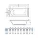 Ванна акрилова Koller Pool Dakota 170x75 + сифон + ніжки DAKOTA170X75+WBW0001+B70CМMA-57, Білий