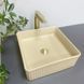 Умивальник (раковина) VBI BOLZANO BEIGE MATT накладний, Бежевий
