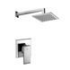 Душевая система для ванны Paffoni Shower верхний душ 200x200 мм chrome KITEL010CR/M, Хром
