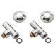 Кран угловой Luxon для полотенцесушителя 1/2"-3/4" (LX-8202) 71401041