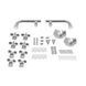 Душова кабіна Lidz Wawel SC120x80.SAT.LOW.FR, скло Frost 5 мм без піддона, Хром матовий, Універсальна, матовий