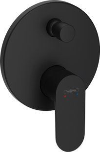 Смеситель для ванны/душа Hansgrohe Rebris S скрытый монтаж внешняя часть Matt Black 72466670
