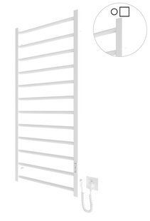 Електрична рушникосушарка HF Leeds 1170x530 white matte 6.1.0805.06.WM, Белый матовый, універсальне (конектор), Електронний