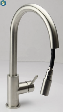 Смеситель для кухни Omnires Y inox Y1255IN, Нержавеющая сталь
