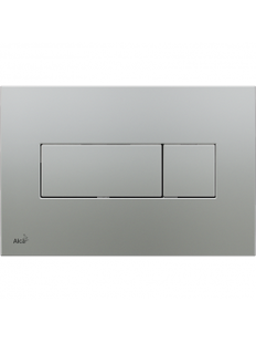 Клавиша смыва AlcaPlast M372, Хром матовый
