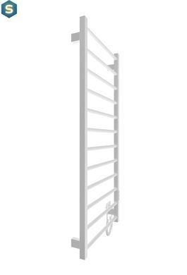 Электрический полотенцесушитель HF Leeds 1170x530 white matte 6.1.0805.06.WM, Белый матовый, универсальное (коннектор), Электронный