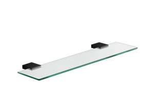 Полиця скляна VBI Neptune black VBI-040509BL, Черный матовый