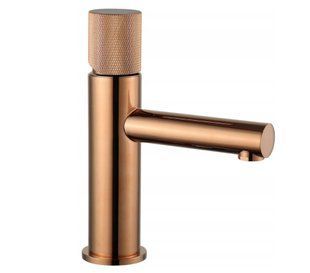Смеситель для умывальника Mexen Elba One rose gold низкий MEX-74101-60, Розовое золото