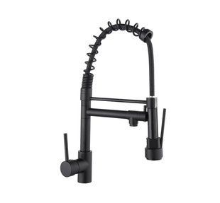 Смеситель для кухни Mexen Corina black MEX-670601-70, Черный матовый