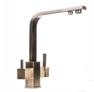Смеситель для кухни под осмос Globus Lux GLLR-0111-9-Bronze, Бронза