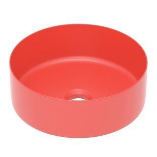 Умывальник накладной Imprese 35,8x35,8x13,7 см matt red i11102MR, Красный