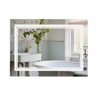 Зеркало Qtap Cardinal 1000х700 с LED-подсветкой Touch, с антизапотеванием, с диммером температуры цвета (3000-6500K) QT0478C10070
