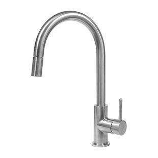 Змішувач для кухні Omnires Y inox Y1255IN, Нержавіюча сталь
