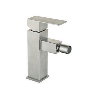 Змішувач для біде Lidz Kubis 001AF (k35) LDKUB001AFNKS46097 Nickel, Нержавіюча сталь