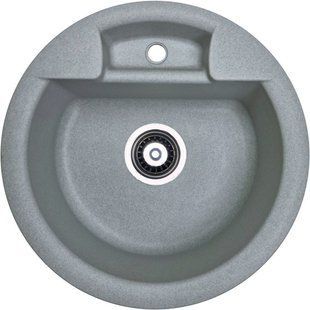 Кухонная мойка Adamant Fine &Oslash;470x190 серый 187223, Каппучино