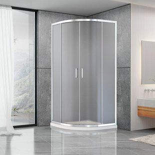 Душова кабіна Dusel A-511 100x100x190 шиншила, Хром, матовий, хром, 100x100
