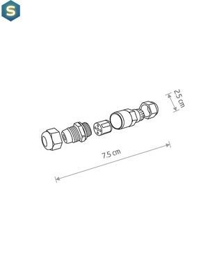 З'єднувач Nowodvorski 8845 Waterproof connector IP68 Bl