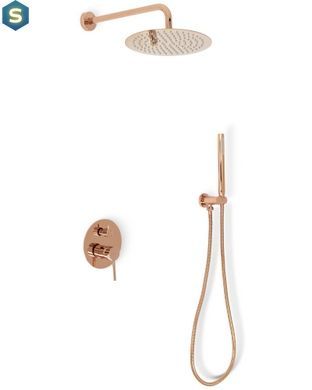Душова система прихованого монтажу Rea Lungo rose gold + BOX REA-P4111, Теплый закат