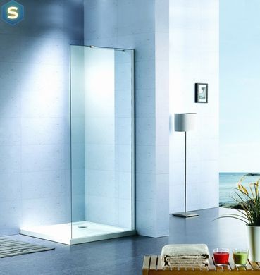 Боковая стенка Koller Pool Kvadro 800x1950 мм стекло прозрачное K80PC, прозрачный, хром