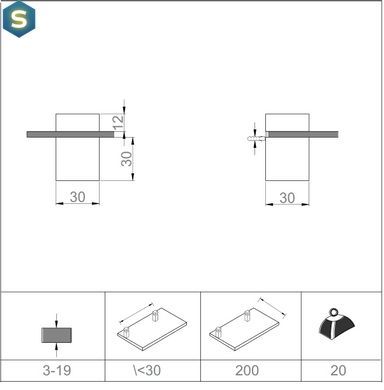 Тримач для рушників Sanwerk REI ZC0000126, Хром
