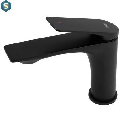 Смеситель для умывальника Rea Avalon black низкий REA-B1117, Черный матовый