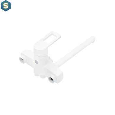 Смеситель для ванной Kroner KRM Zenda - W070 CV022959, Белый матовый